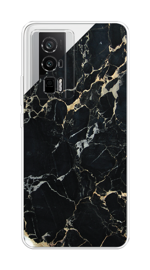 

Чехол Awog на Xiaomi Redmi K60, Poco F5 Pro "Черный мрамор уголок", Черный;золотистый, 318850-1