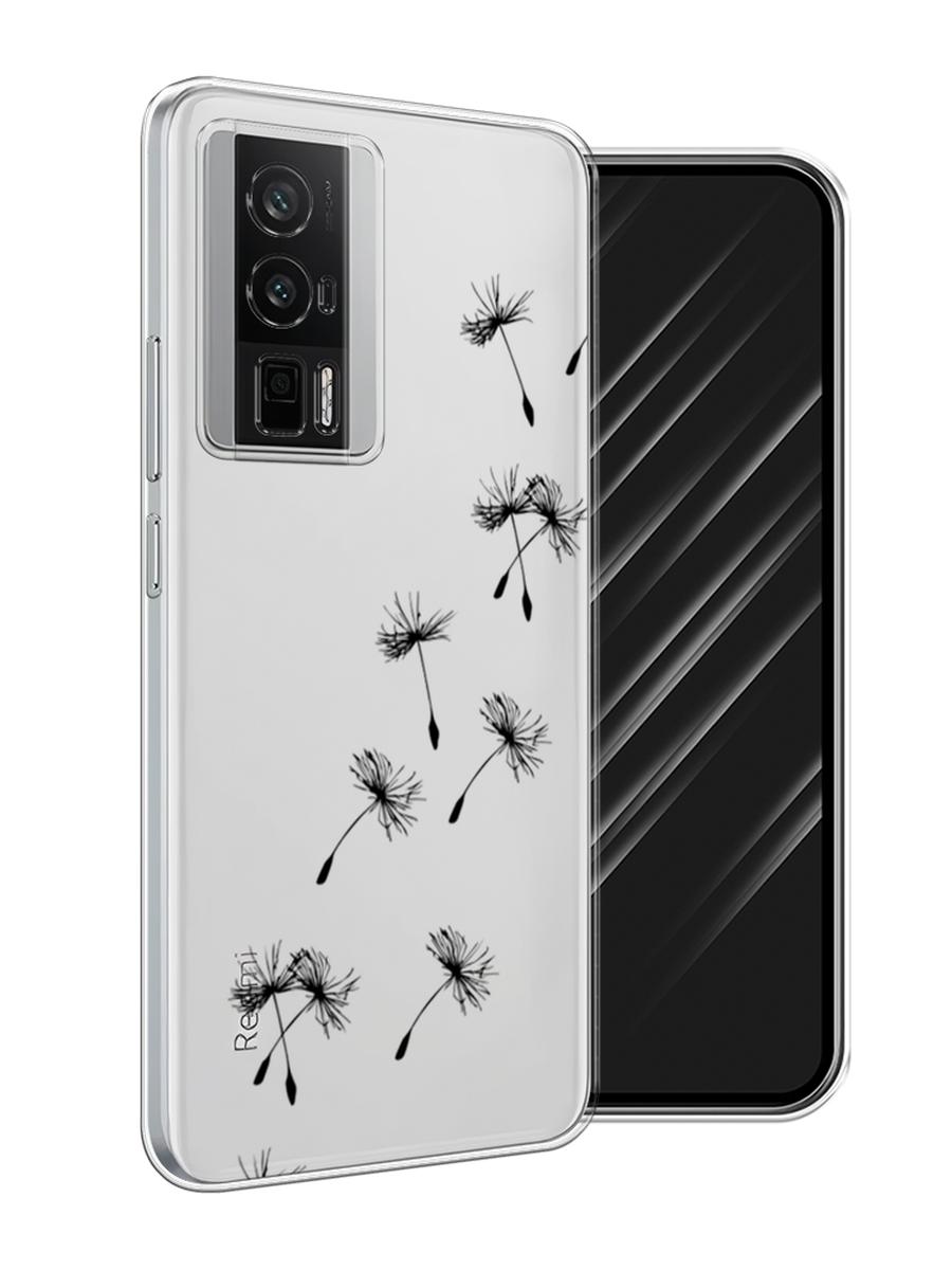 

Чехол Awog на Xiaomi Redmi K60/Poco F5 Pro "Летящие одуванчики", Черный, 318850-1