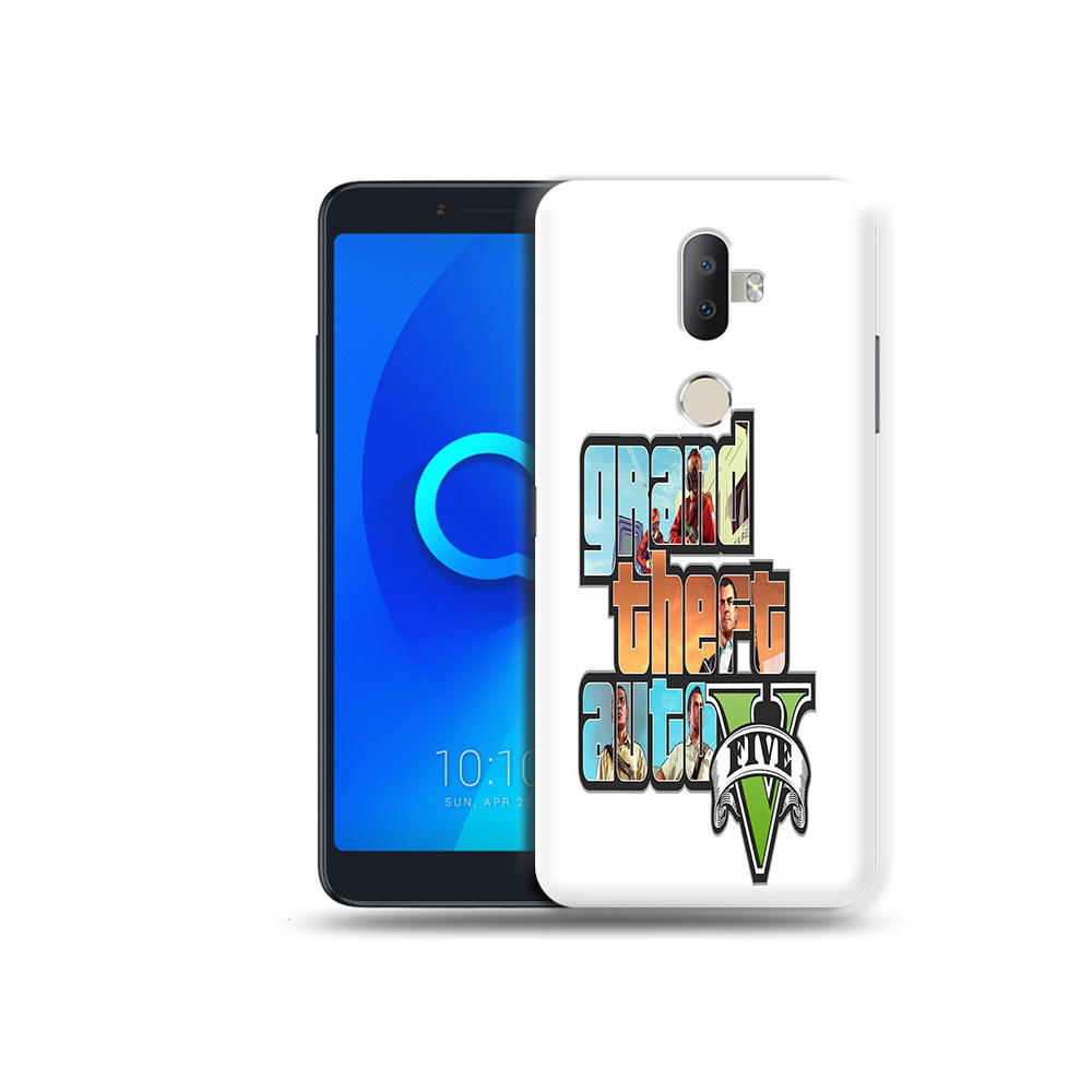 

Чехол MyPads Tocco для Alcatel 3V игра гта, Прозрачный, Tocco