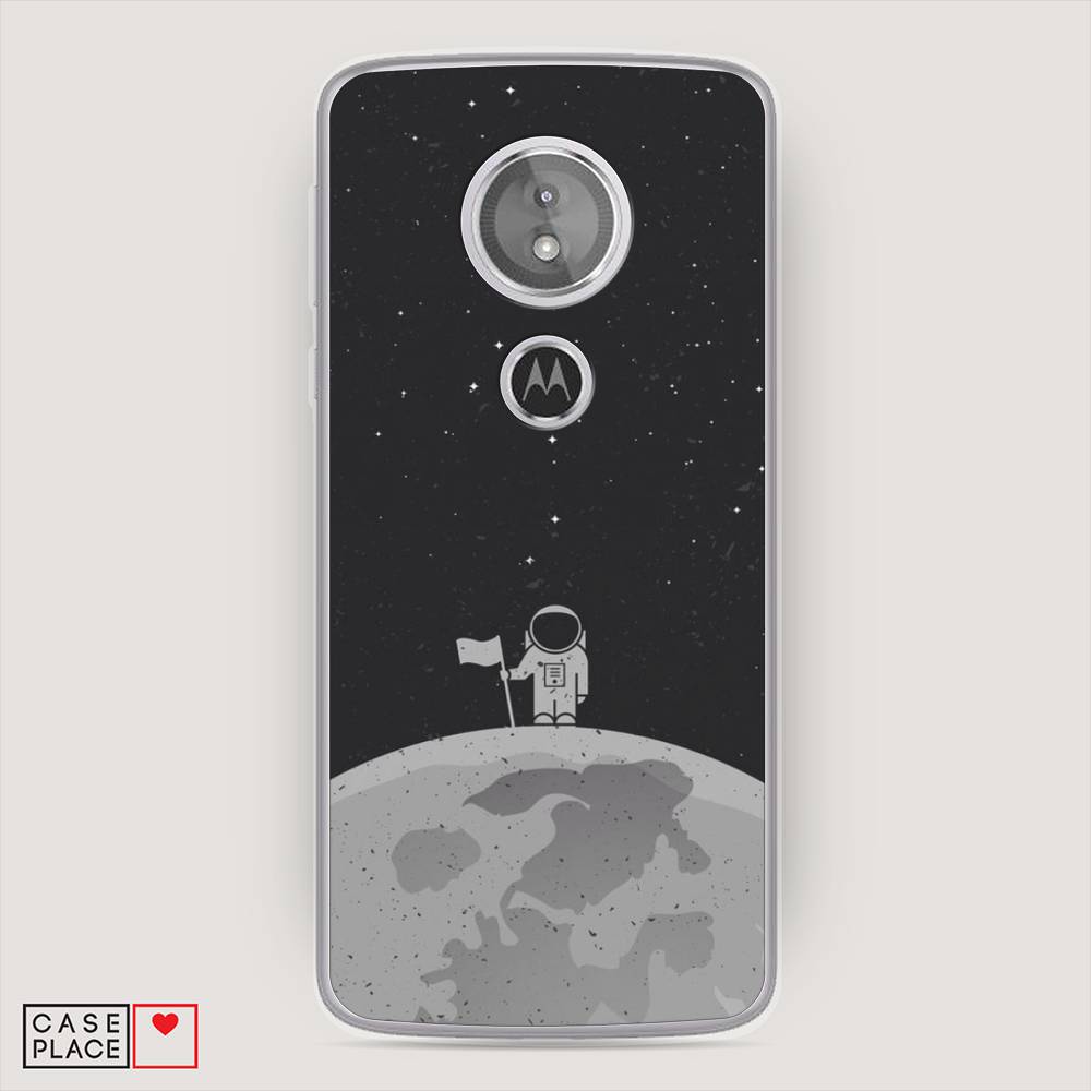 

Чехол Awog на Motorola Moto E5 / Моторола Мото E5 "Первый на Луне", Разноцветный, 241050-4