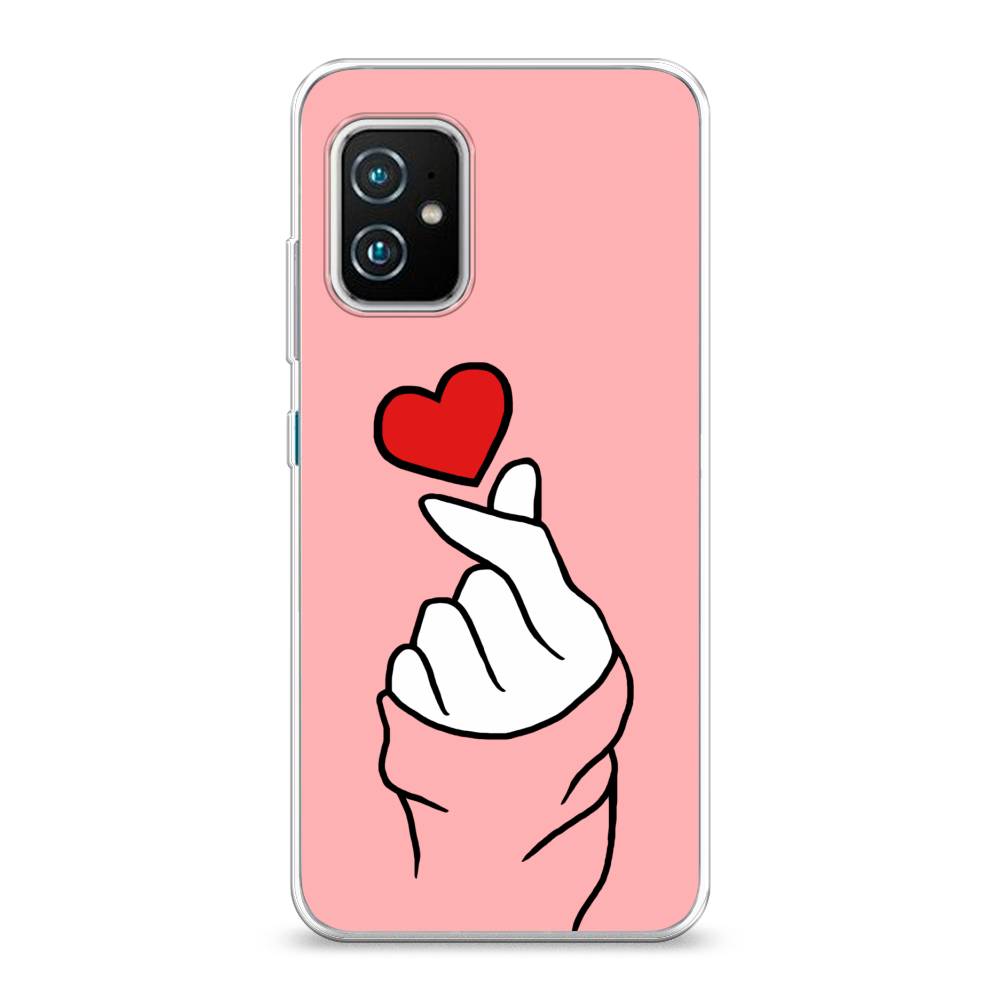 фото Чехол awog "милое сердечко" для asus zenfone 8