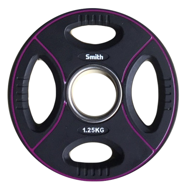 

Диск для штанги полиуретановый 1,25кг 4 хвата Smith SMT125
