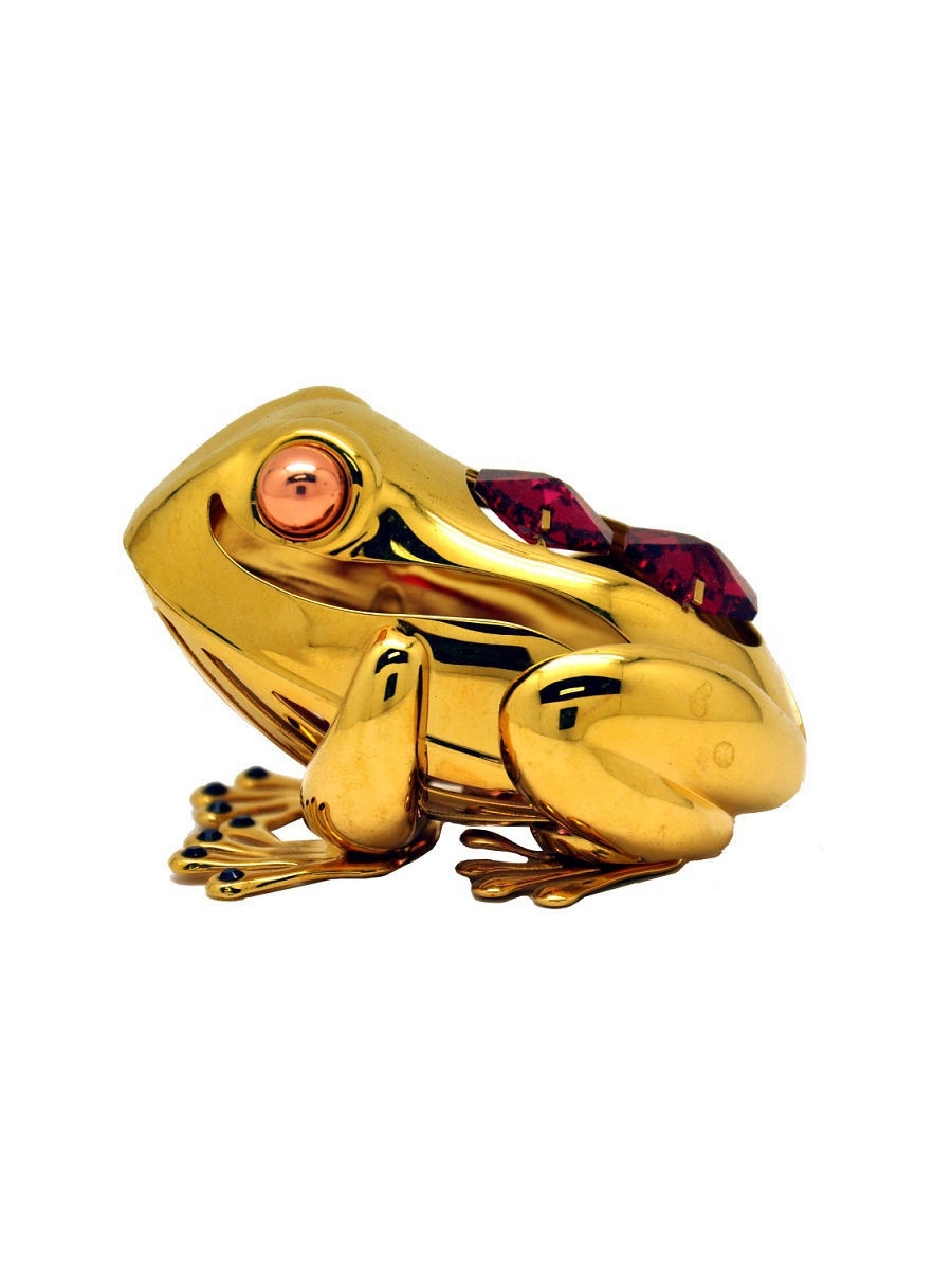 

Фигурка Лягушка CRYSTOCRAFT 250-001-GRE золотистый, 250-001-GRE