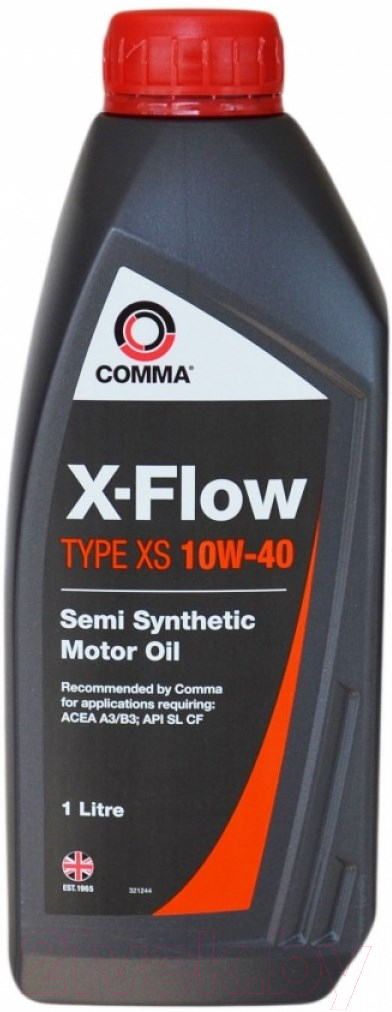 Моторное масло Comma полусинтетическое 10W40 X-FLOW TYPE S 1л