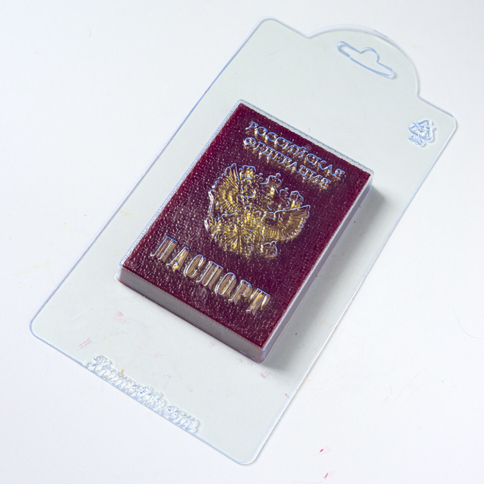 

Паспорт форма из пластика для мыла, шоколада AnyMolds