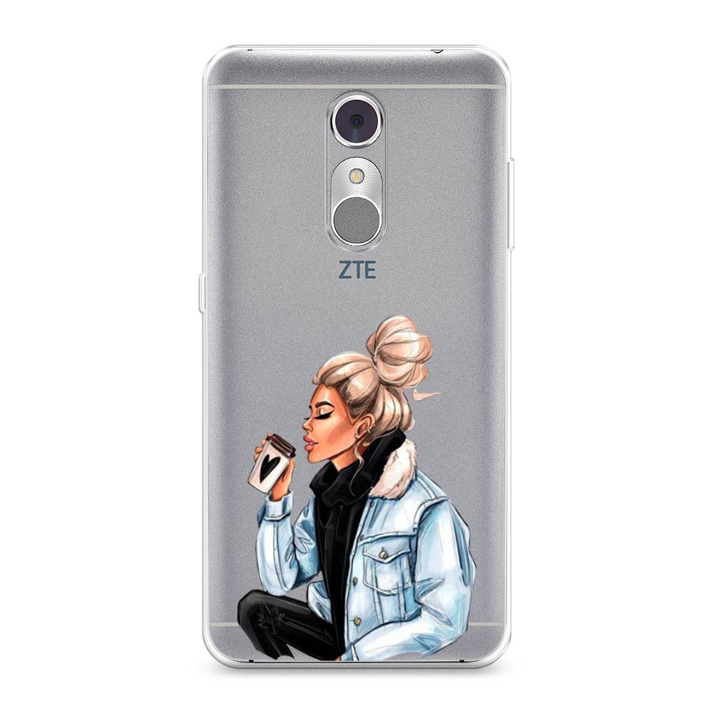 

Чехол Awog на ZTE Blade A910 / ЗТЕ Блэйд A910 "Cute girl", Разноцветный, 131850-7