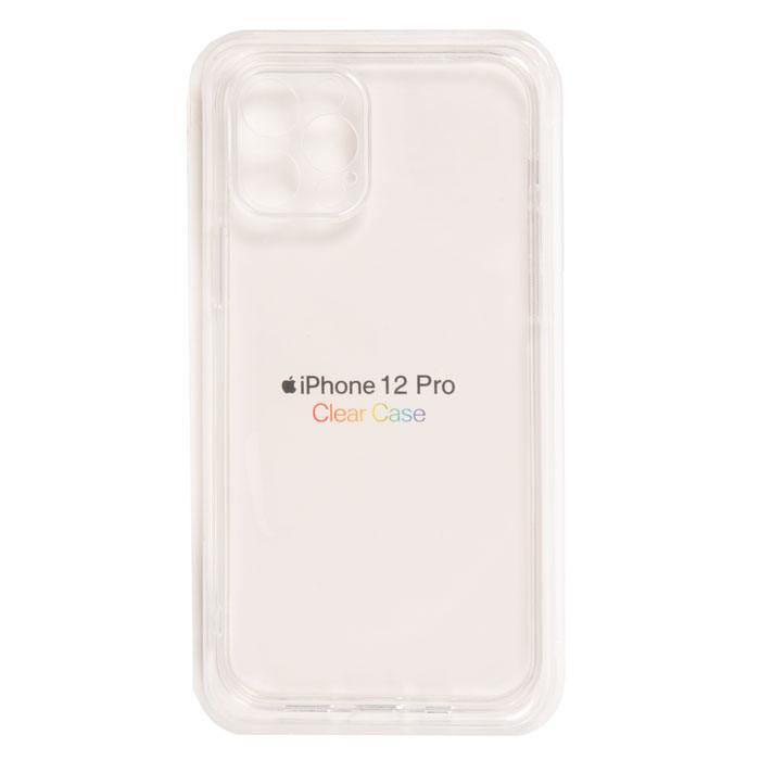 

Чехол Clear Case для Apple iPhone 12, 12 Pro прозрачный силикон, iPhone 12