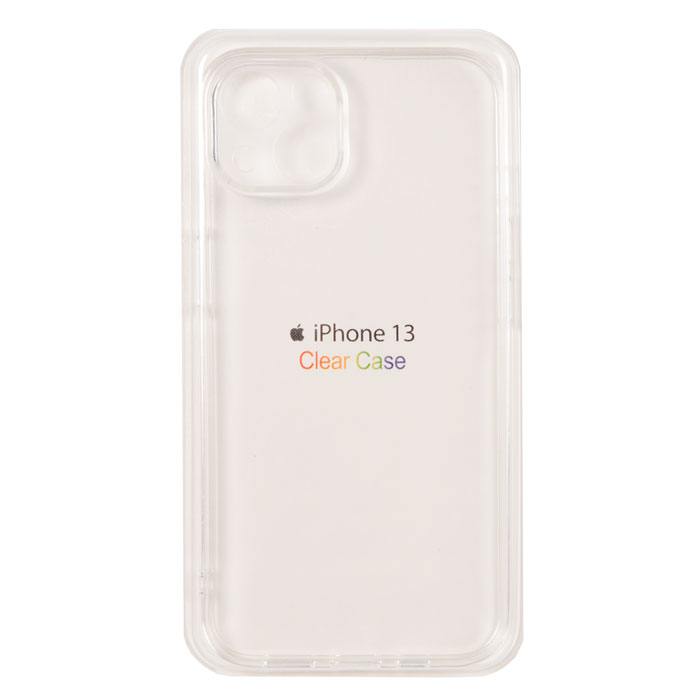 Чехол Clear Case для Apple iPhone 13 прозрачный силикон