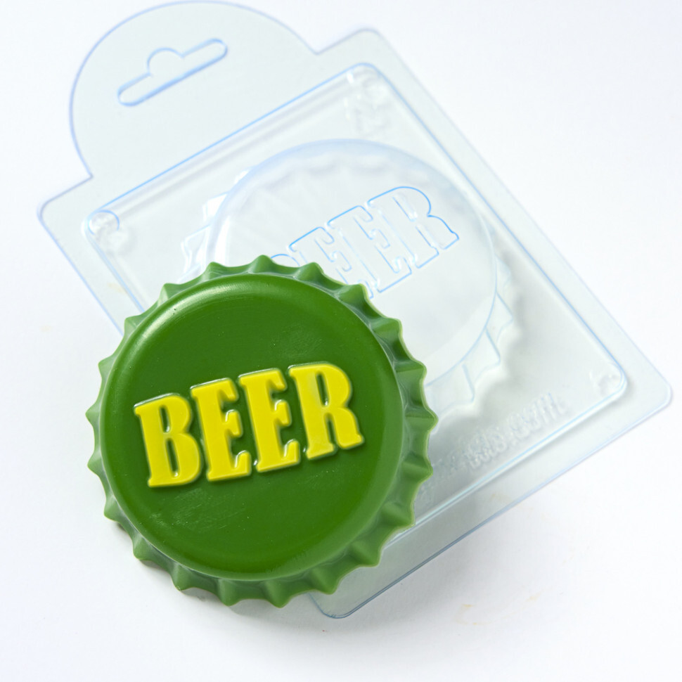 

Крышка пивная форма из пластика для мыла, шоколада AnyMolds