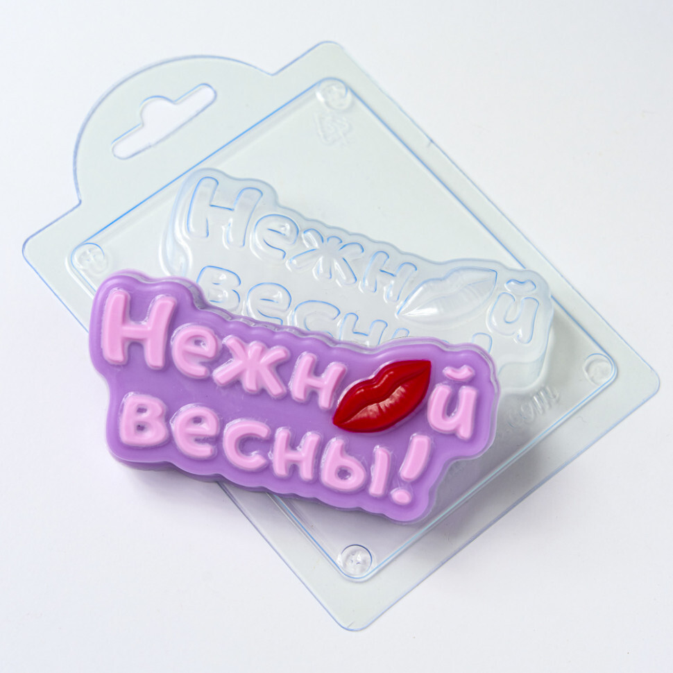 

Нежной весны форма из пластика для мыла, шоколада AnyMolds