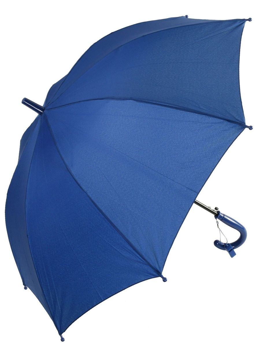 Детский зонт-трость RAIN-PROOF полуавтомат 196/синий зонт механический космос 8 спиц d 95 тёмно синий