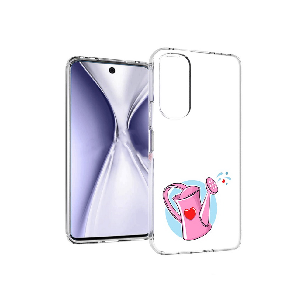 

Чехол MyPads Tocco для Huawei Honor X20 Лейка любви 14 февраля, Прозрачный, Tocco