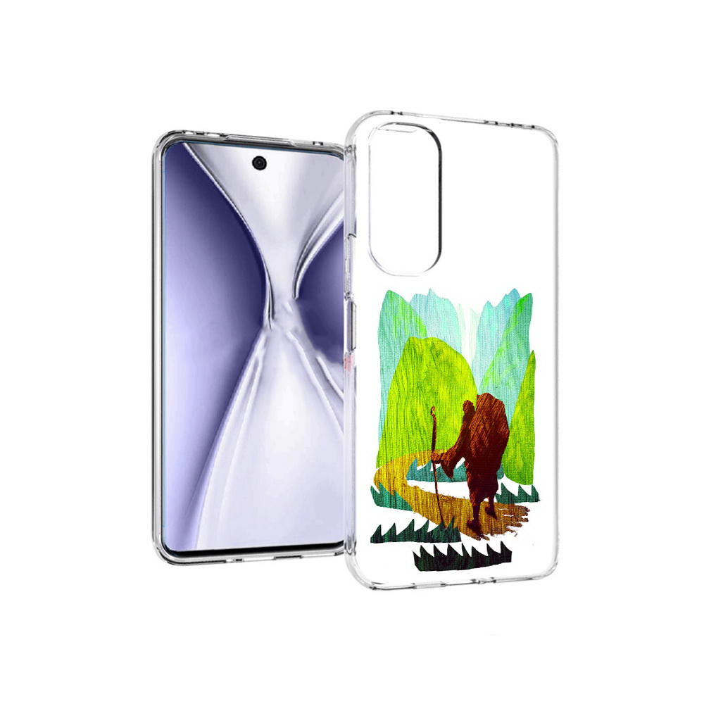 

Чехол MyPads Tocco для Huawei Honor X20 Лесная тропа, Прозрачный, Tocco
