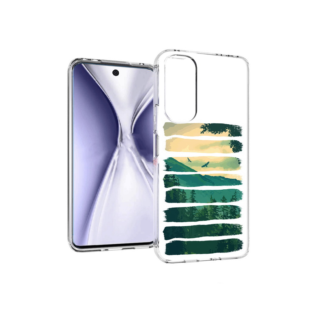 Чехол MyPads Tocco для Huawei Honor X20 Лесная чаща