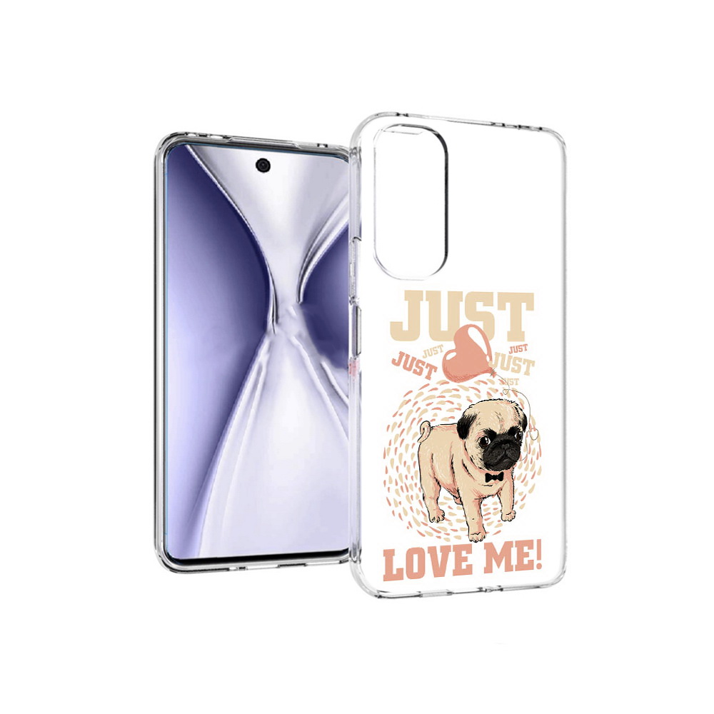 

Чехол MyPads Tocco для Huawei Honor X20 Люби меня, Прозрачный, Tocco