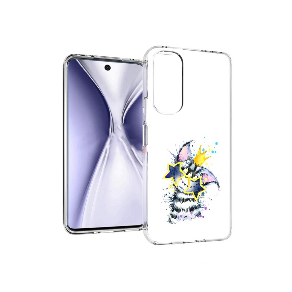 

Чехол MyPads Tocco для Huawei Honor X20 Мартовский Нуся, Прозрачный, Tocco