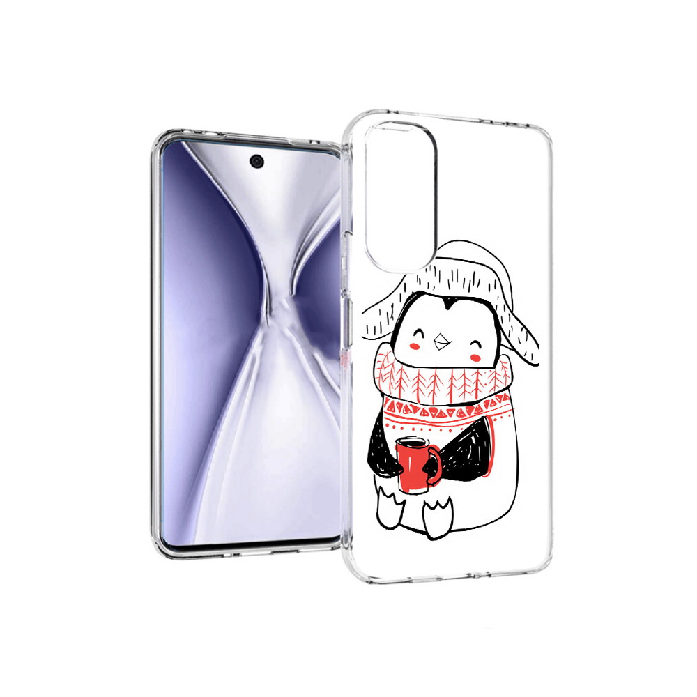 

Чехол MyPads Tocco для Huawei Honor X20 Милый пингвин, Прозрачный, Tocco