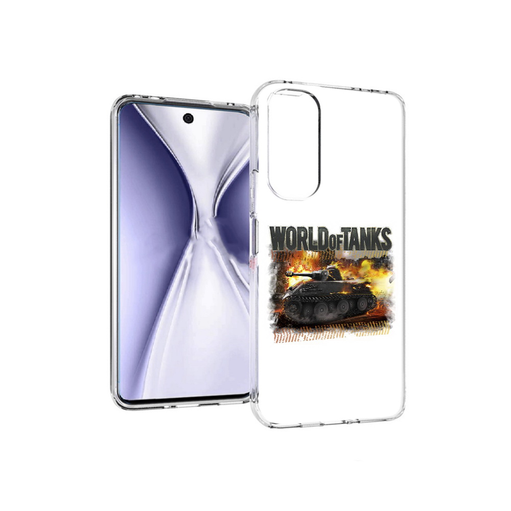 

Чехол MyPads Tocco для Huawei Honor X20 Мир танков-2, Прозрачный, Tocco