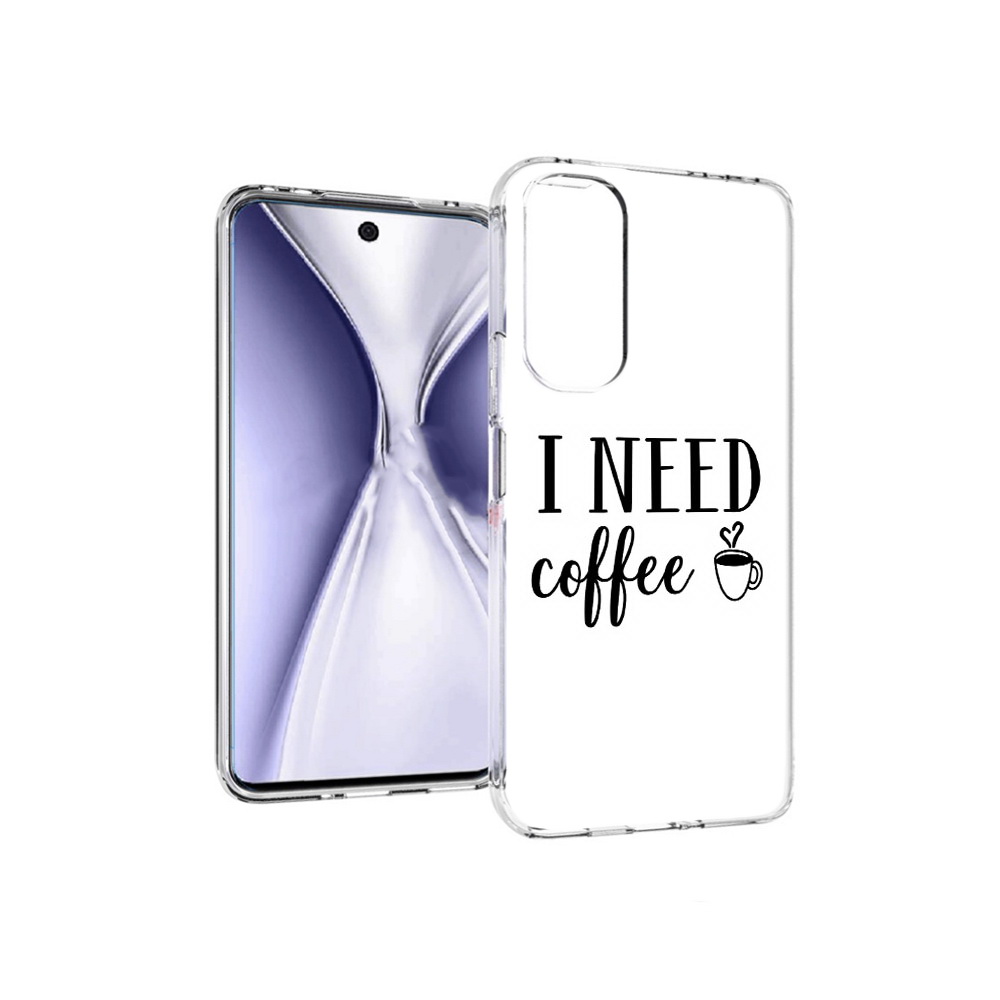 

Чехол MyPads Tocco для Huawei Honor X20 Мне нужен кофе, Прозрачный, Tocco