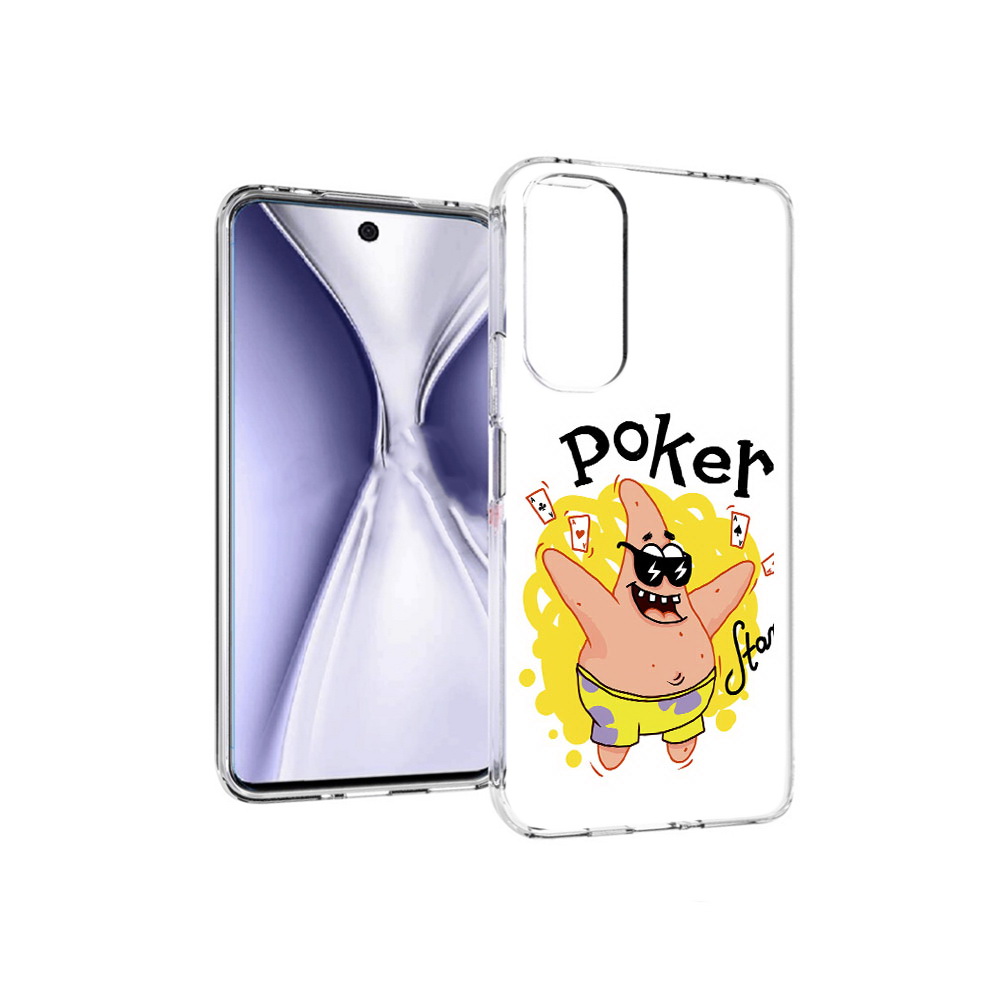 

Чехол MyPads Tocco для Huawei Honor X20 Патрик, Прозрачный, Tocco
