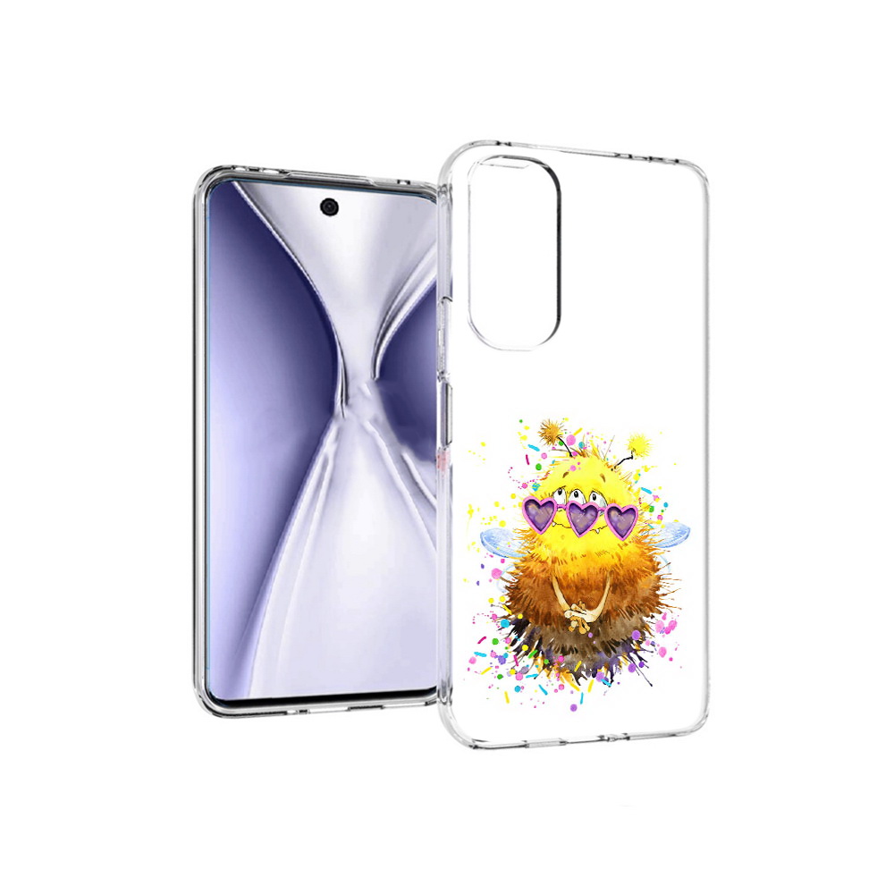 

Чехол MyPads Tocco для Huawei Honor X20 Пушитый шмель, Прозрачный, Tocco