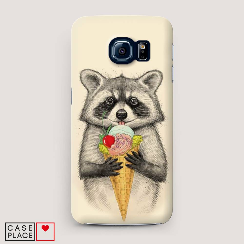 

Чехол Awog "Енот с мороженым" для Samsung Galaxy S6, 24320-7