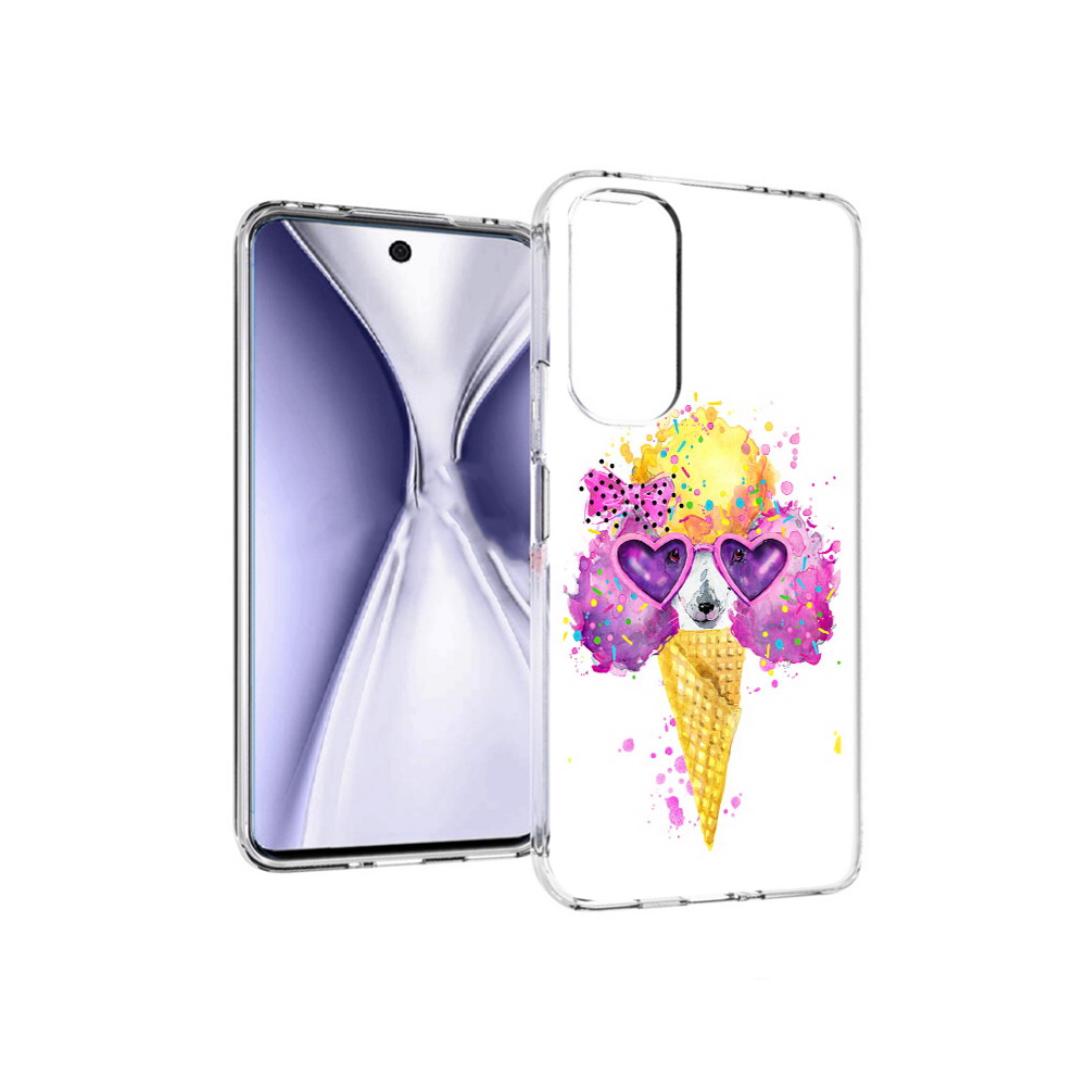

Чехол MyPads Tocco для Huawei Honor X20 Рожок, Прозрачный, Tocco
