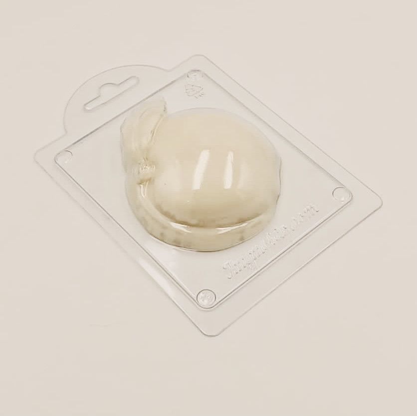 Персик с листиком форма из пластика для мыла, шоколада AnyMolds
