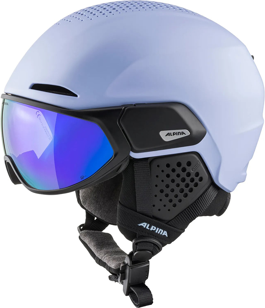 Горнолыжный шлем Alpina Alto Q-Lite lilac-black matt 23/24, m, фиолетовый