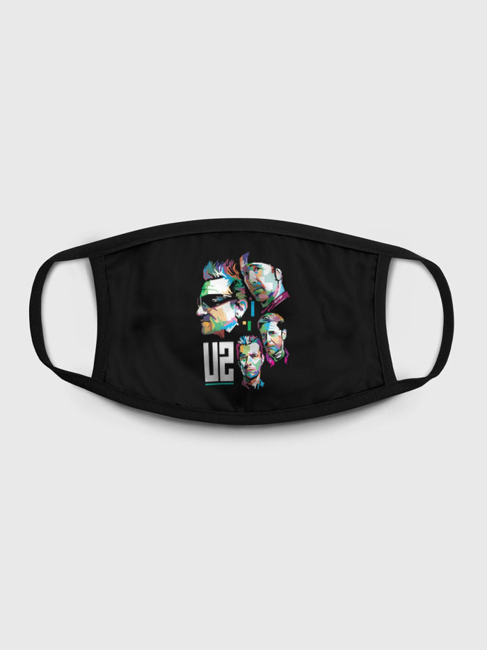 

Многоразовая маска унисекс Burnettie U2 Rock Band, Разноцветный, U2 Rock Band