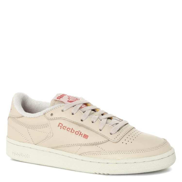 фото Кроссовки женские reebok club c 85 бежевые 36 eu