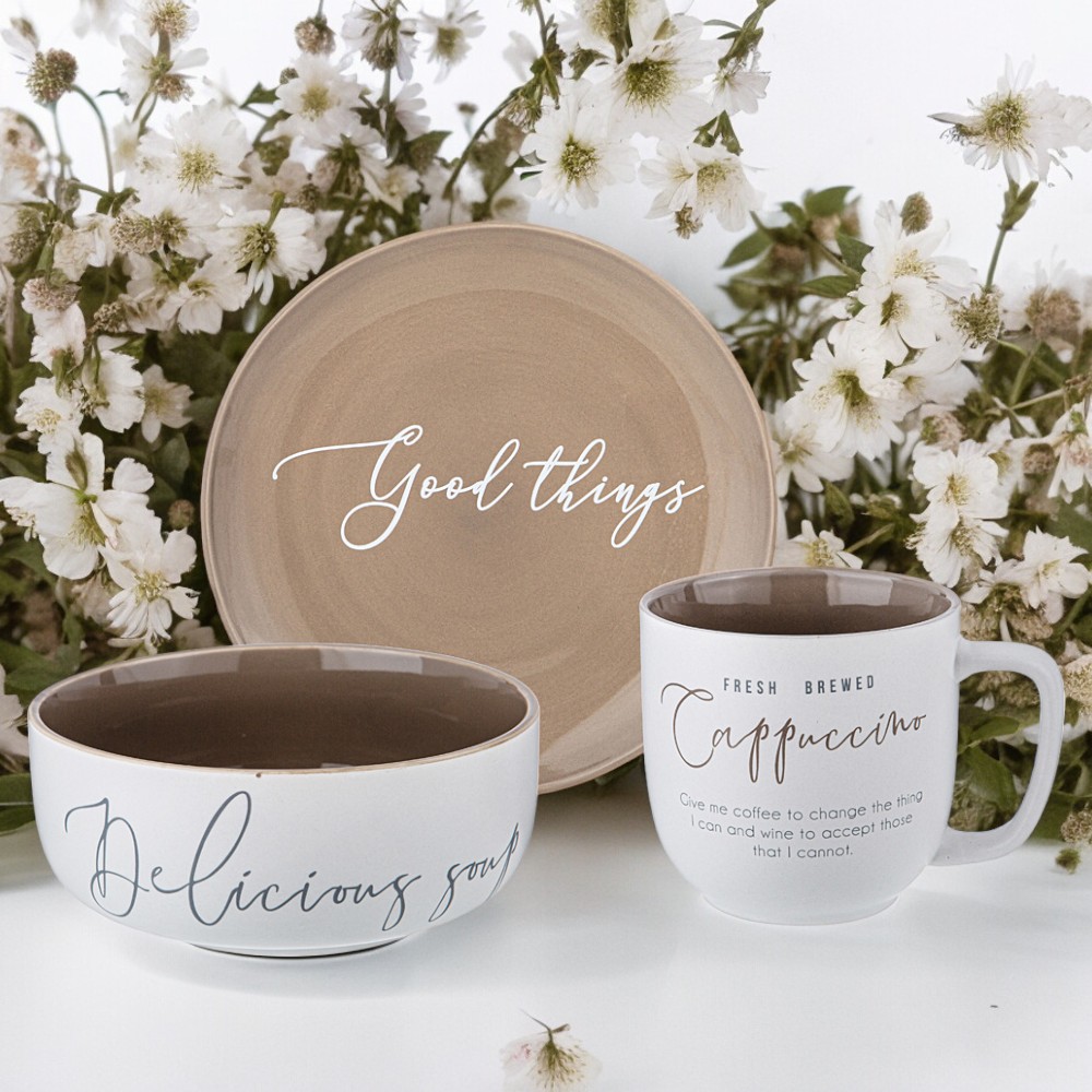 

Набор посуды 3 предмета Lefard Coffeemania, фарфоровый, Белый