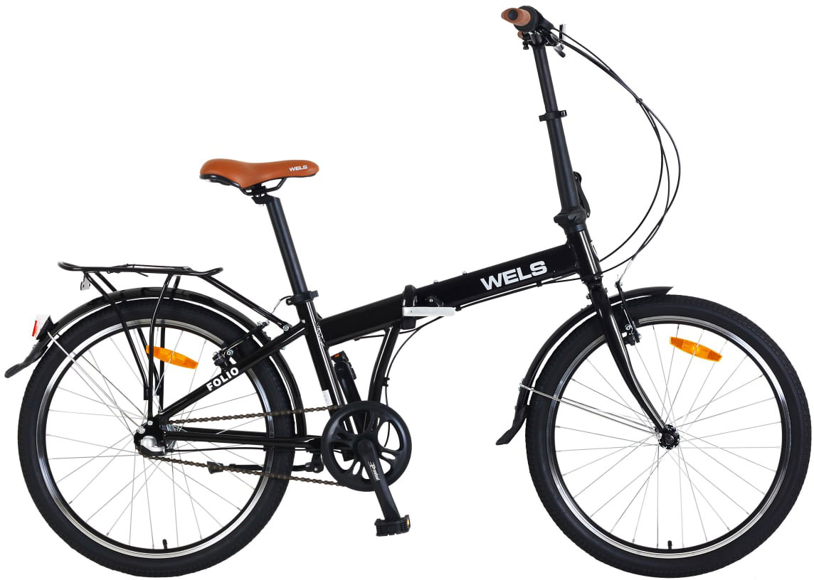 Велосипед WELS Follo 24-3 Nexus 2,0 2023 чёрный