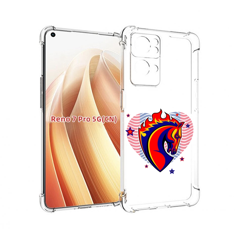 

Чехол MyPads ФК ЦСЛ Лошадь для OPPO Reno7 Pro 5G, Прозрачный, Tocco