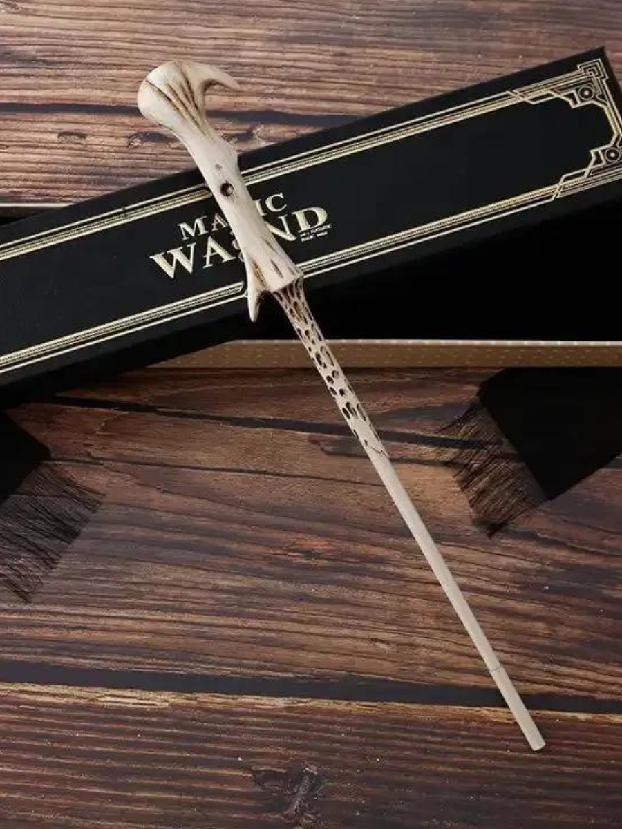 Волшебная палочка Волан-де-Морта TAYMLUX из Гарри Поттера, Черная стреляющая огнем