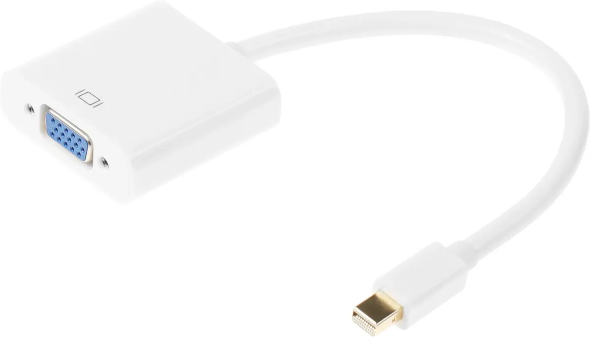 

Переходник Display Port miniDisplayPort m - VGA f, белый, Переходник Display Port miniDisplayPort (m) - VGA (f), белый