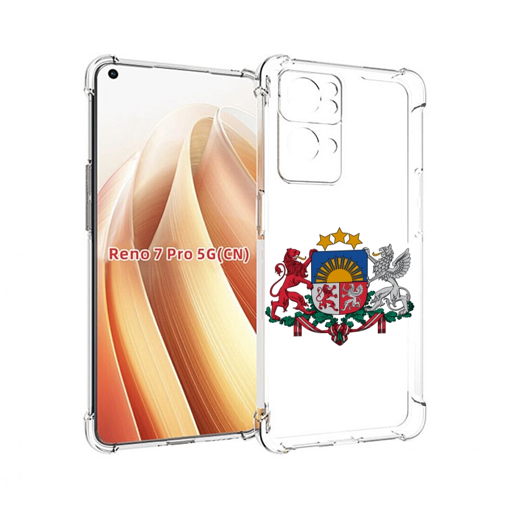 

Чехол MyPads герб-латвии для OPPO Reno7 Pro 5G, Прозрачный, Tocco