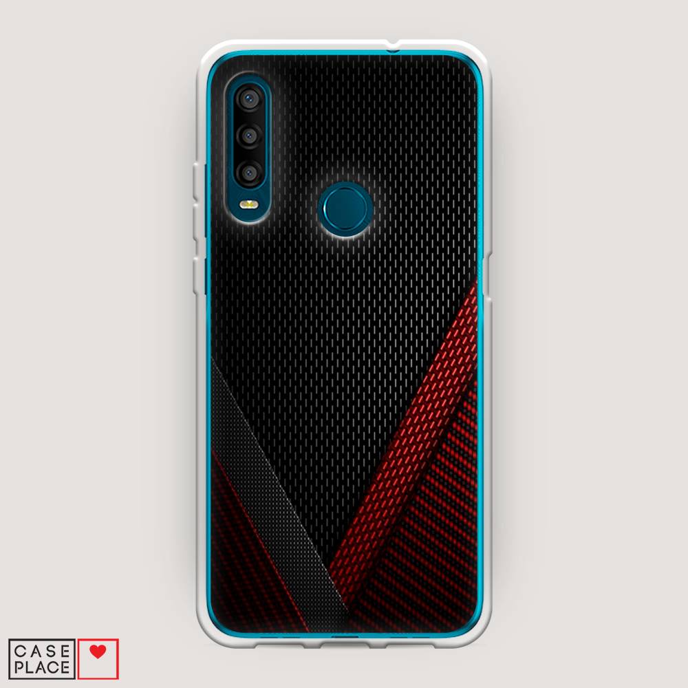 

Чехол Awog на Alcatel 1SE (2020) / Алкатель 1SE (2020) "Красный карбон", Разноцветный, 171250-3