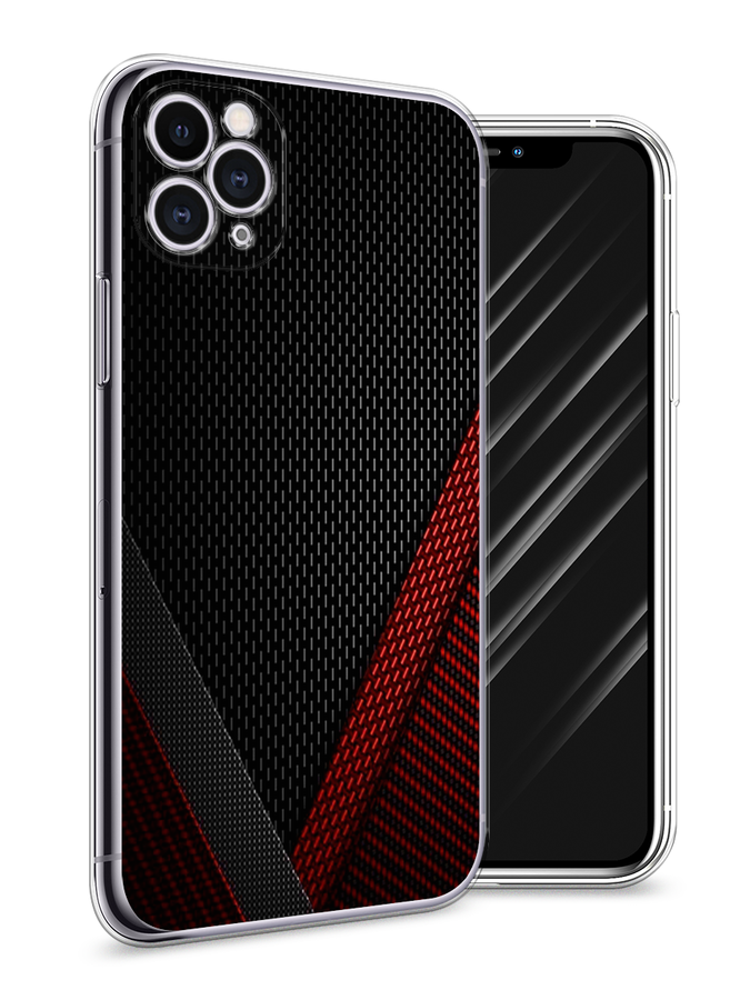 

Чехол Awog на Apple iPhone 11 Pro / Айфон 11 Pro "Красный карбон", Разноцветный, 12350-3