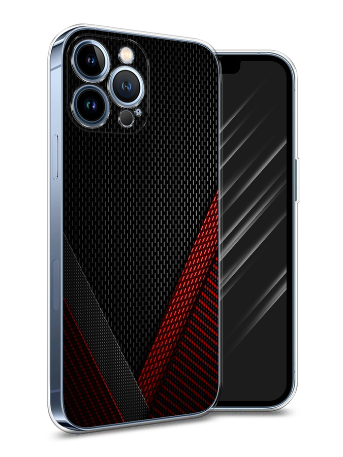 

Чехол Awog на Apple iPhone 13 Pro Max / Айфон 13 Pro Max "Красный карбон", Разноцветный, 14450-3