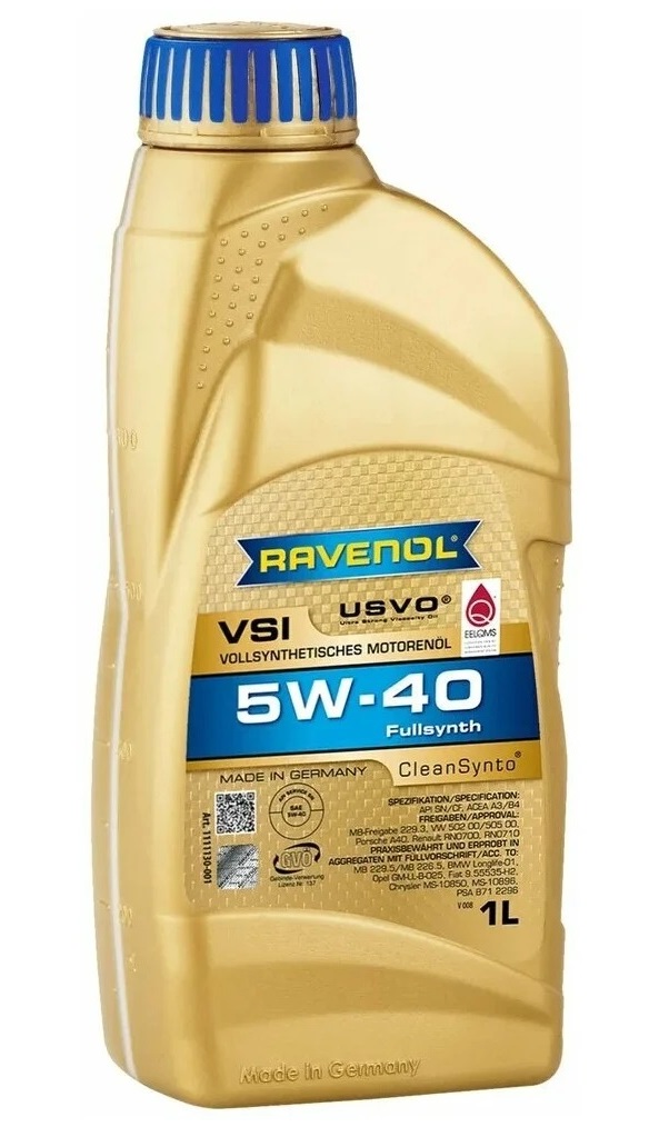 фото Ravenol масло моторное ravenol vsi sae 5w40 ( 1л) new ravenol^4014835723511