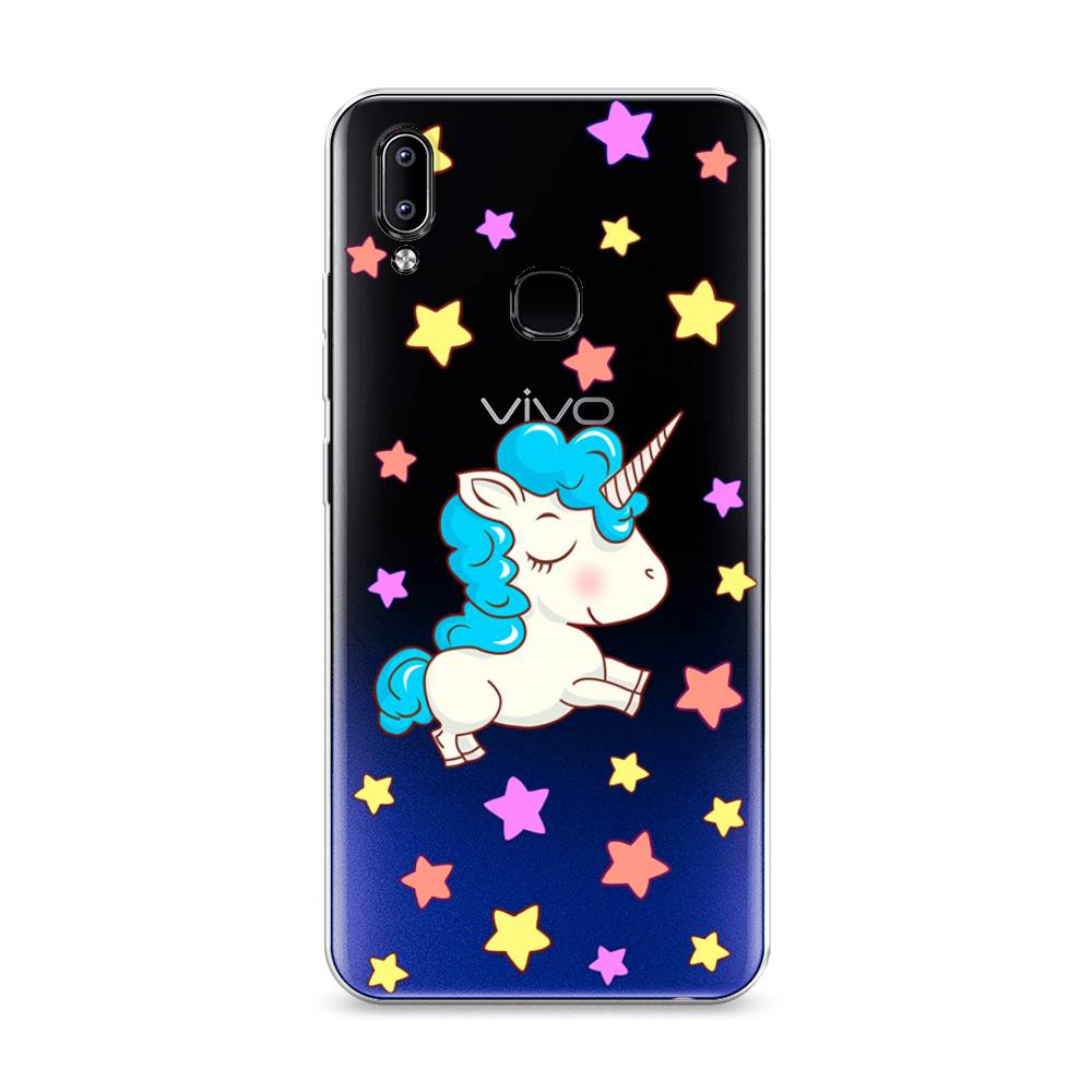 

Чехол Awog на Realme Q3 "Звездный единорог", Разноцветный, 256450-2