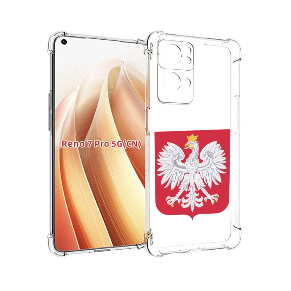 

Чехол MyPads герб-польши для OPPO Reno7 Pro 5G, Прозрачный, Tocco