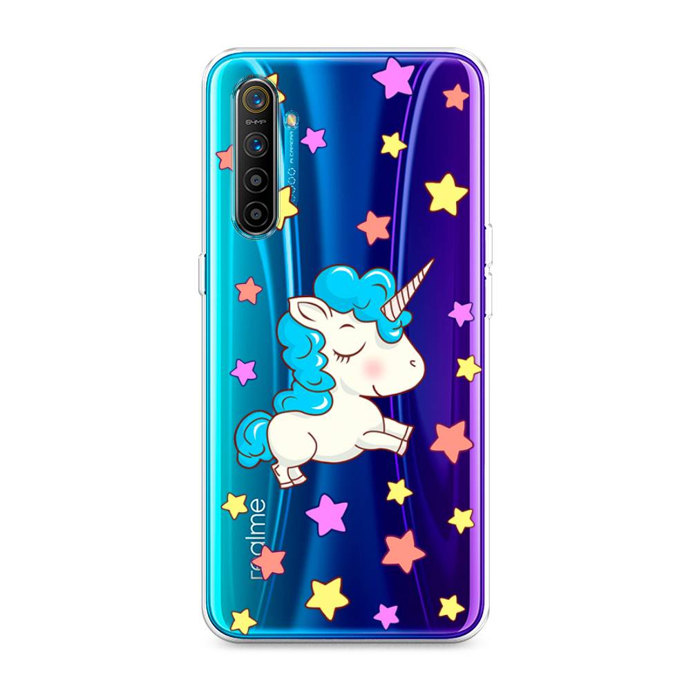 

Чехол Awog на Realme XT "Звездный единорог", Разноцветный, 251450-2