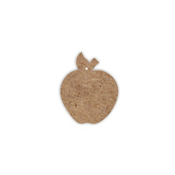 фото Подвеска из мдф "яблоко", 10x8x0,4 см кустарь