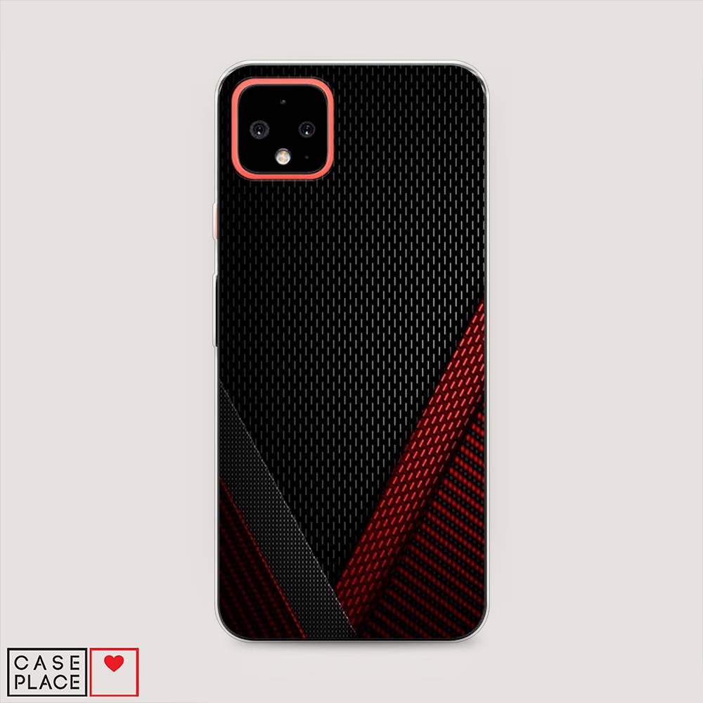 

Чехол Awog на Google Pixel 4 XL "Красный карбон", Разноцветный, 270550-3