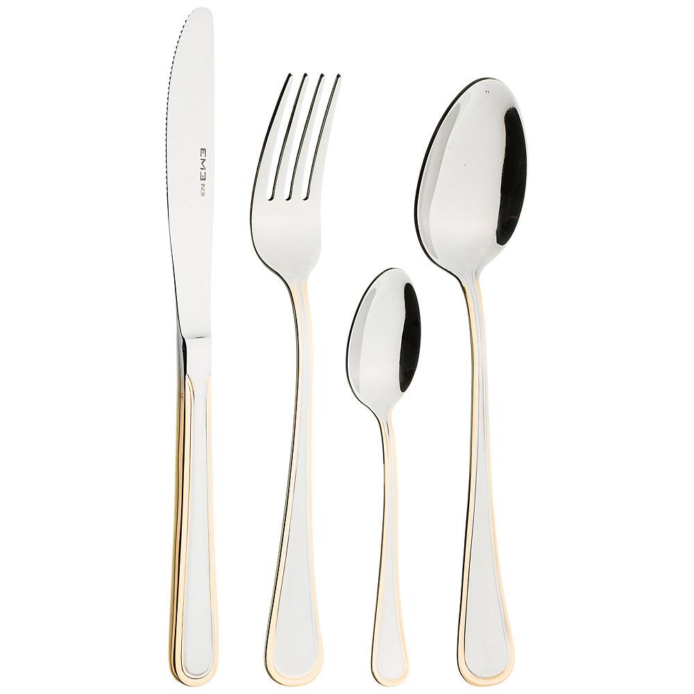 Набор столовых приборов Eme на 6 пер, нержавеющая сталь