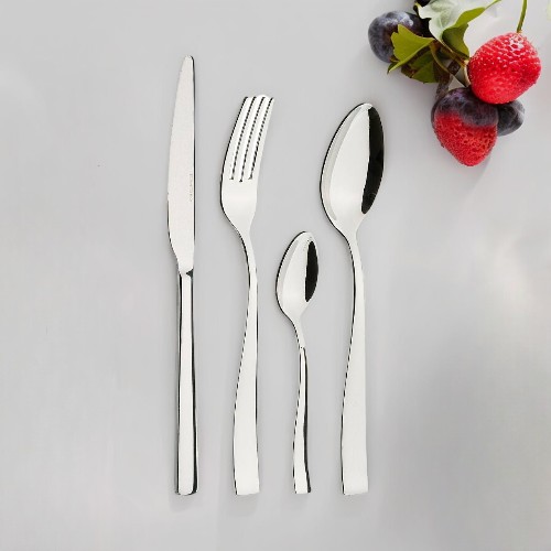 

Набор столовых приборов Eme на 6 пер, нержавеющая сталь, Серебристый, infinity