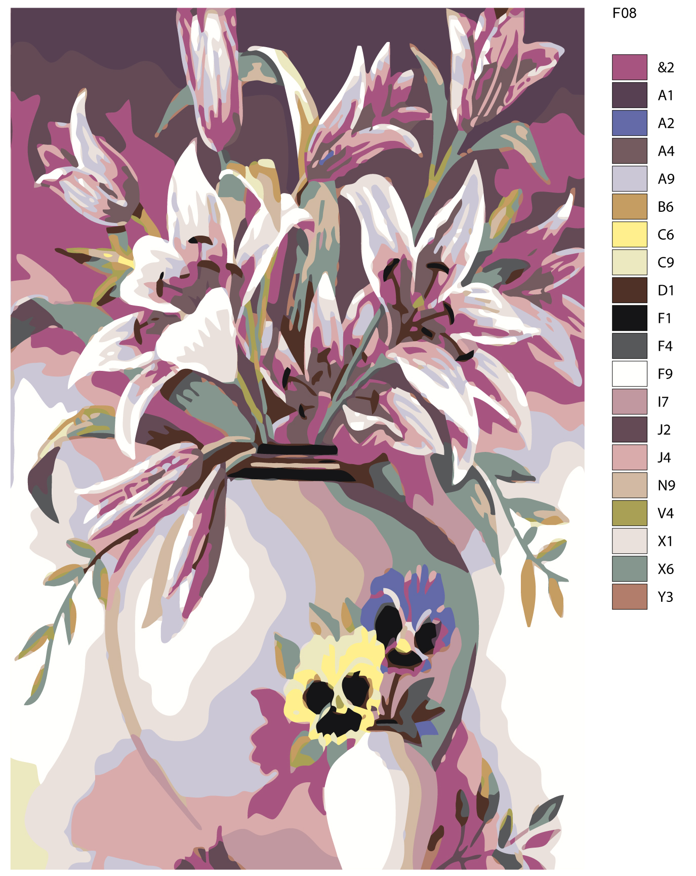 

Картина по номерам, Живопись по номерам, 60 x 90, F08, F08