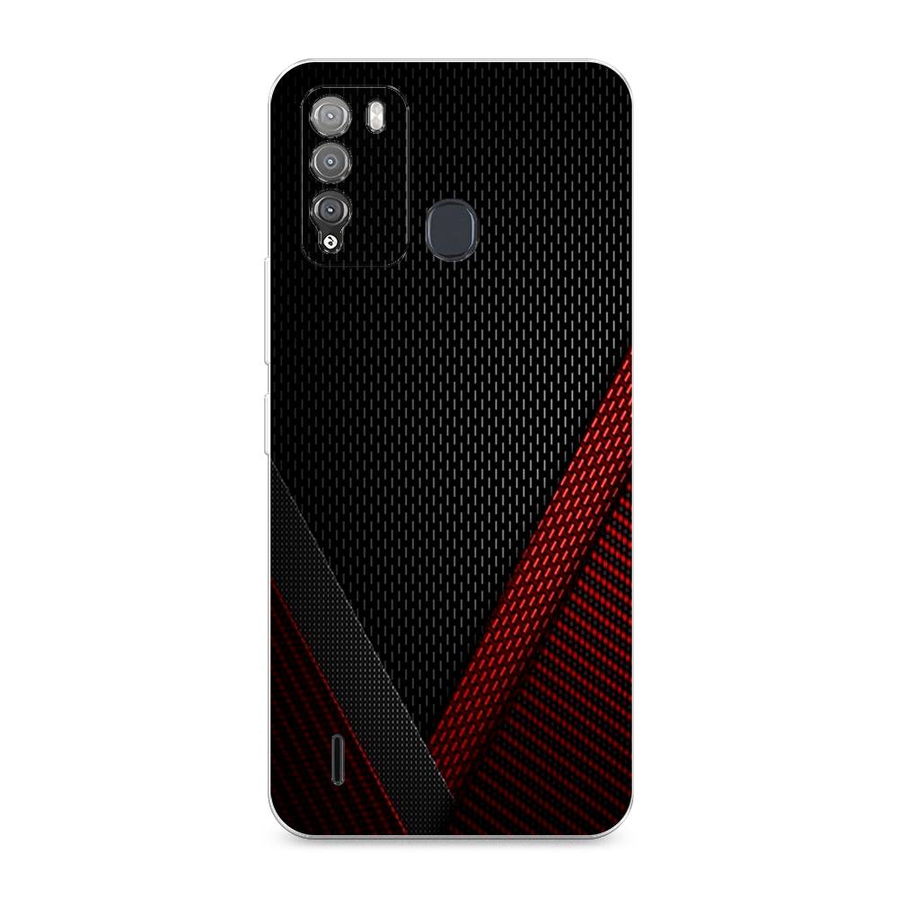 

Чехол Awog на Itel Vision 1 Pro "Красный карбон", Разноцветный, 3200350-3